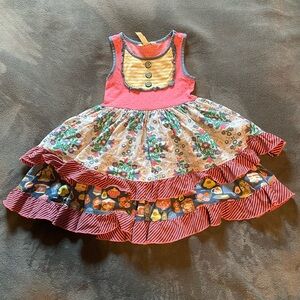Matilda Jane Pink and Yellow Floral Kids Dress